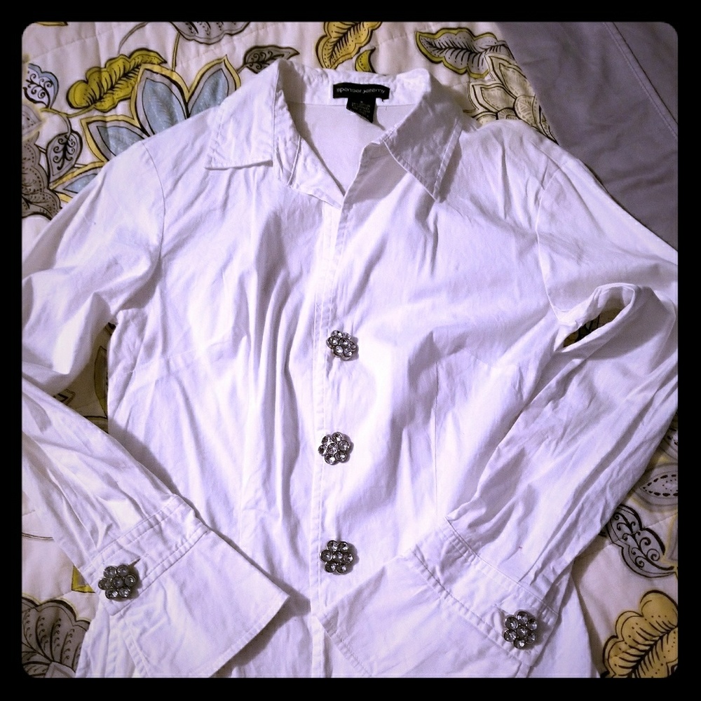 White  Button-up